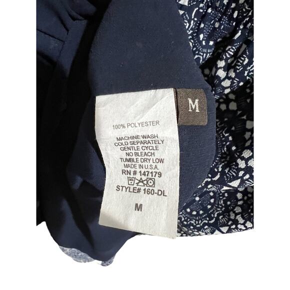 Allison Joy Evereve One Shoulder Ruffle Romantic Dress Size M Boho Midi Flounce - Picture 4 of 5